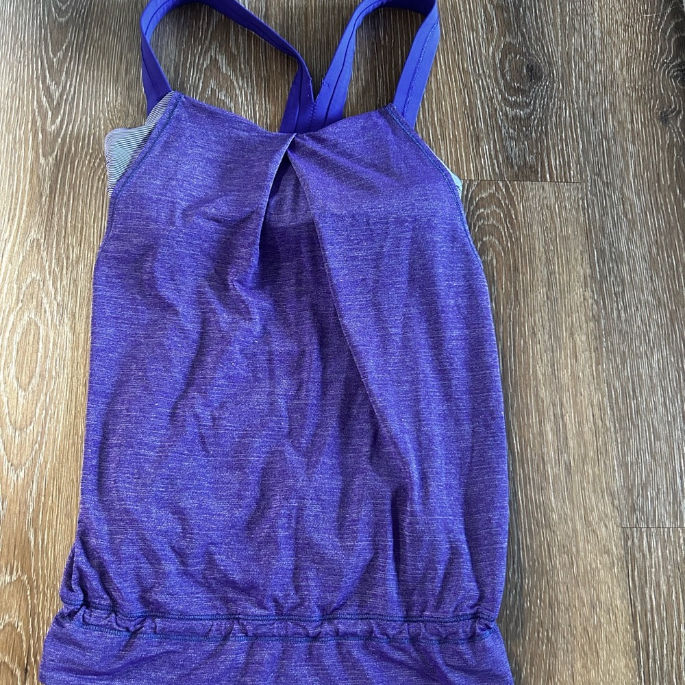 Lululemon Athletica Purple Tank Top